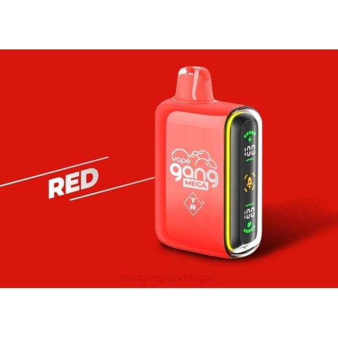 2NRV57 Vape Gang MEGA 20.000 baforadas de vape descartável (caixa com 5) vermelho | Vape Gang Vape