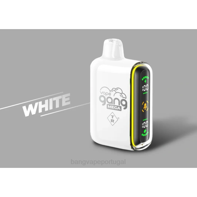 2NRV60 Vape Gang MEGA 20.000 baforadas de vape descartável (caixa com 5) branco | Vape Gang Flavors